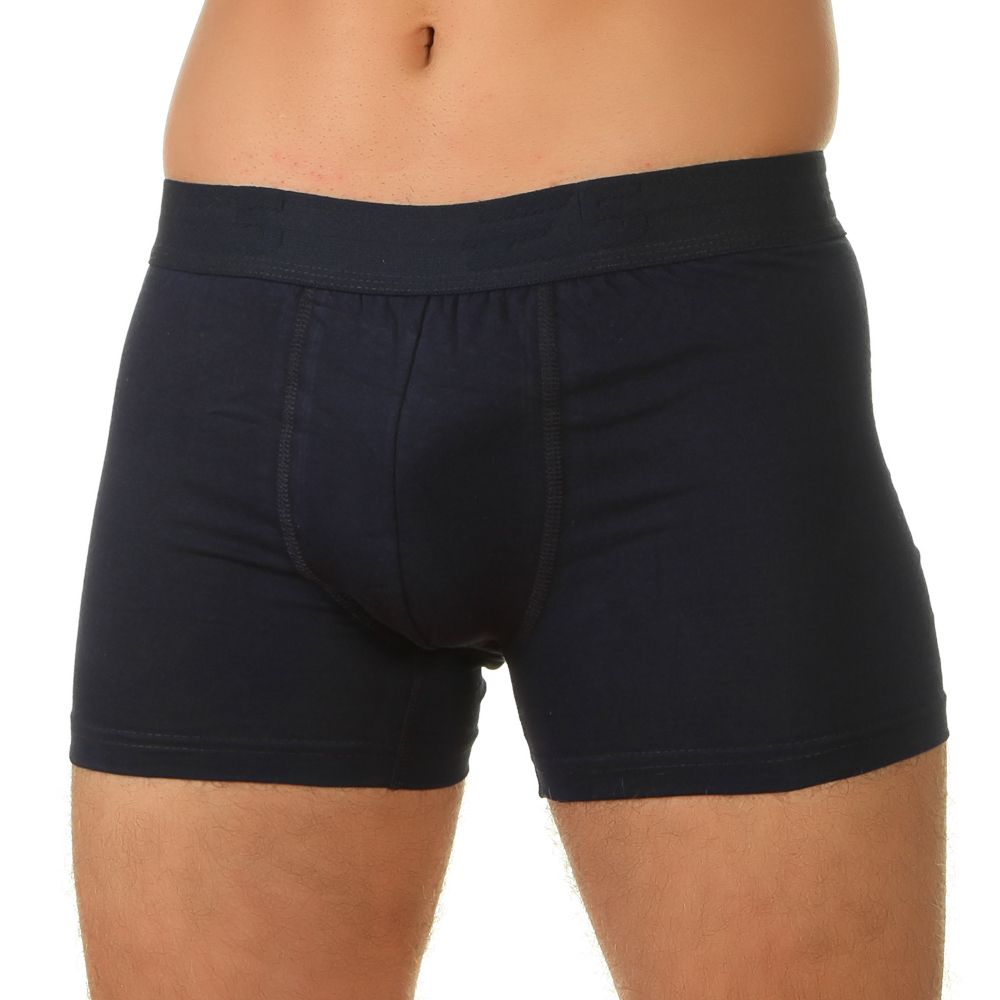 Мужские трусы боксеры темно-синие E5 Underwear  CLASSIC BOXER SHORT