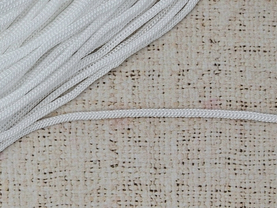 Шнур полипропиленовый вязаный 5 мм, белый