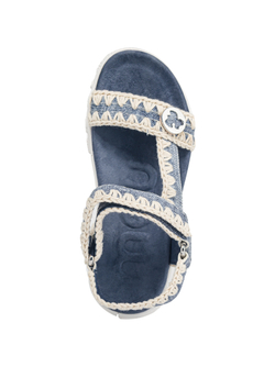 MOU босоножки - голубой