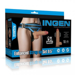 Страпон с вибрацией Ingen 9,5 (пояс+дилдо) L/XL/2XL