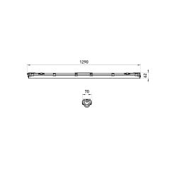 Светильник ЭРА SPP-101-0-001-120 IP65 под светодиодную лампу T8 G13 LED 1200