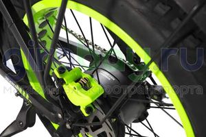 Электровелосипед Syccyba F11 Pro (48V/20Ah) - Салатовый обод фото №11