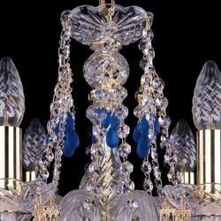 Подвесная люстра Bohemia Ivele Crystal 1410 1410/6/160/G/V3001