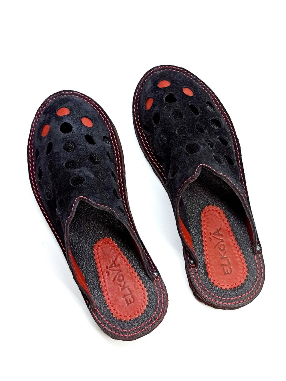 Мюли кожаные "B&R"