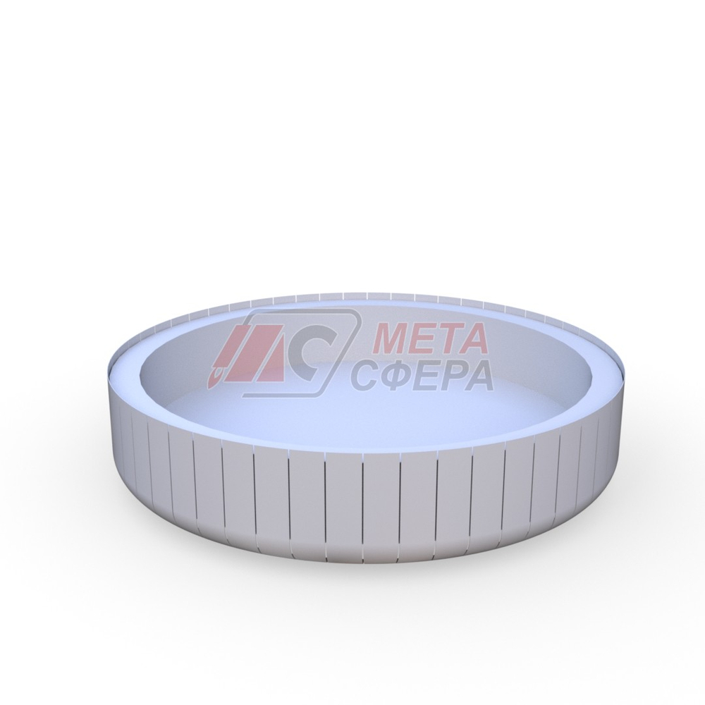 Вазон низкий STRIPES