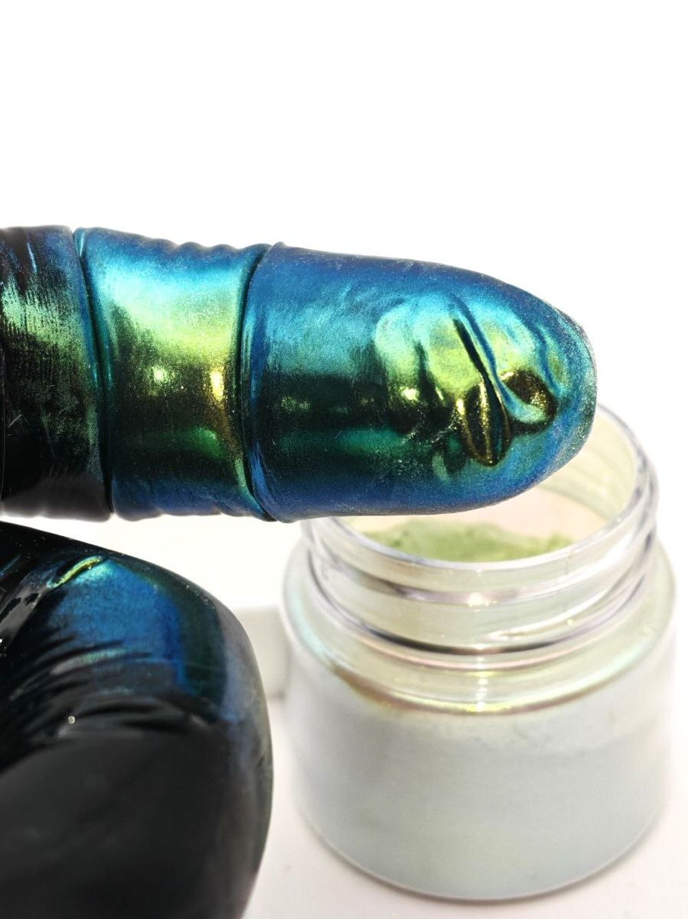 Хамелеон премиум ХАР03 - (Зелёный) - золотой - синий - универсальный