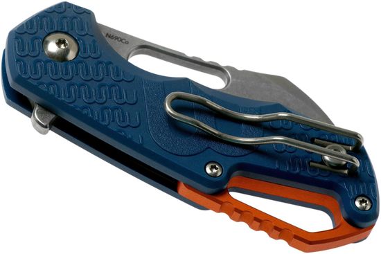 Складной нож MKM "ISONZO" MKM/FX03 1PBL c клинком из стали Böhler N690, рукоять FRN