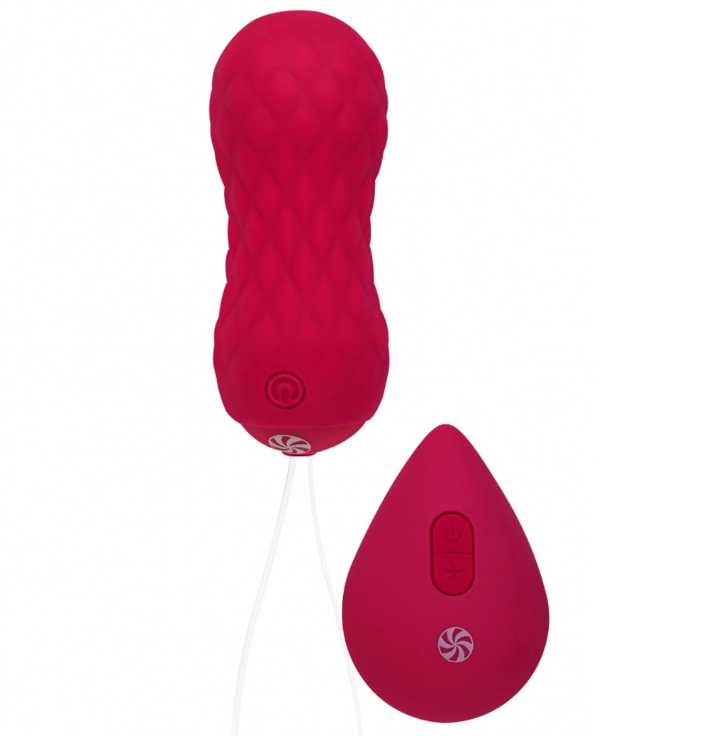 Вагинальные шарики с вибрацией и пультом Take it Easy Dea бордо