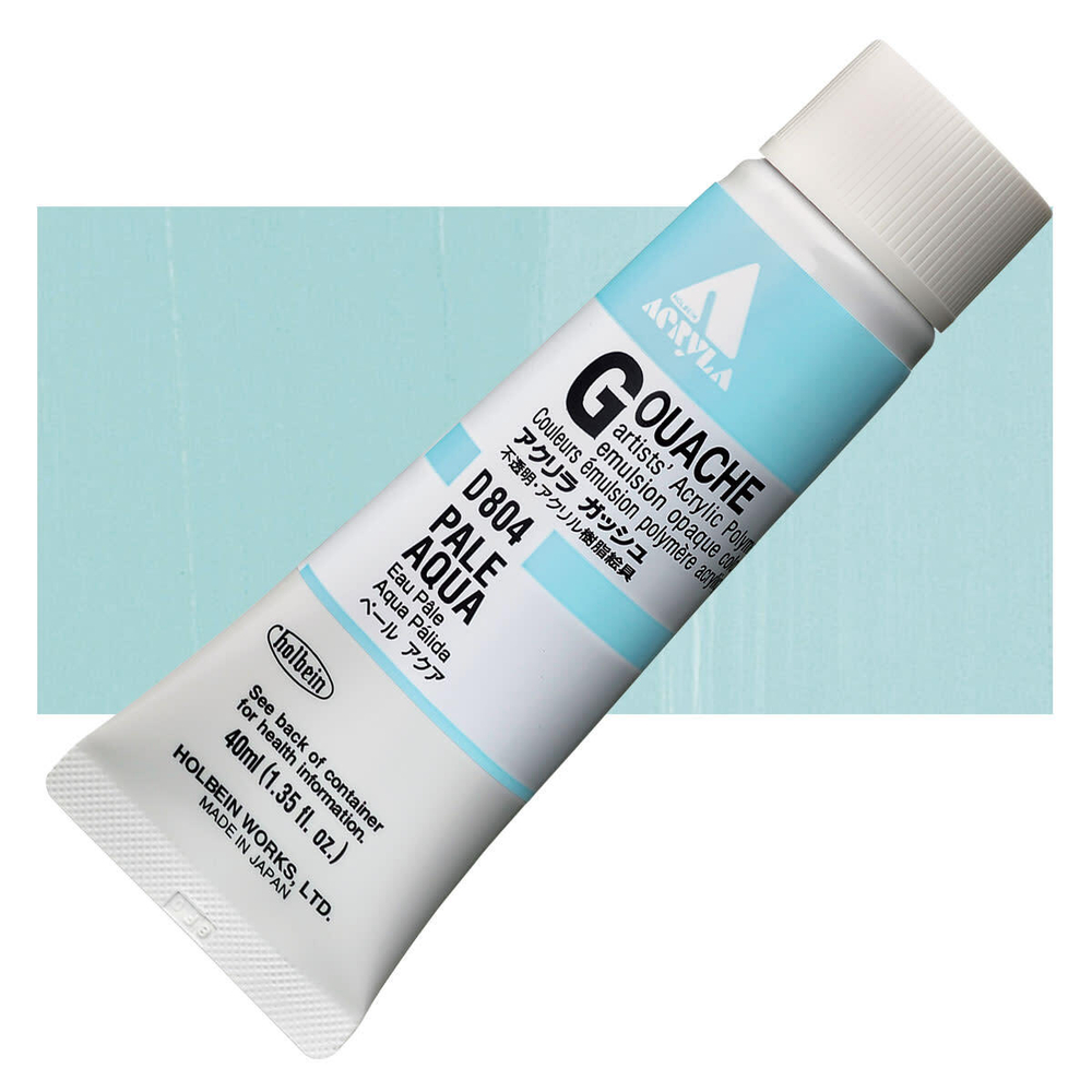 Holbein Acrylic Gouache 40 мл. 804 [А] Pale Aqua