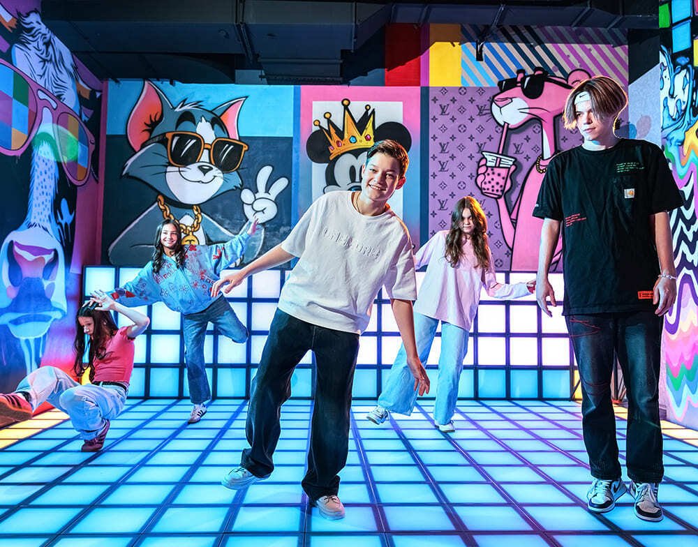 Интерактивный светодиодный пол "Арена Pixel battle" 288шт Максимальная комплектация 26 кв. м.