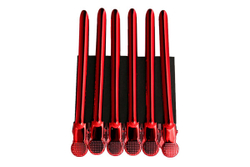 Зажим Hairway металлический 95мм 6шт/уп 42004