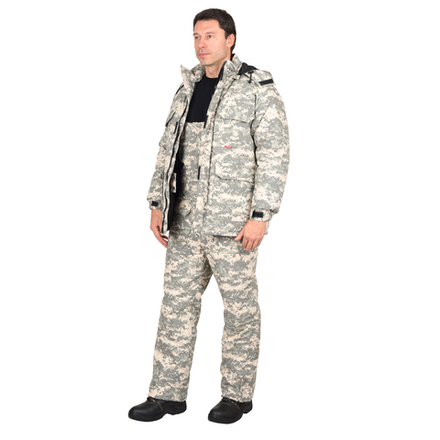 Костюм СИРИУС-МУСТАНГ зимний, куртка, п/комб. (тк.Рип-Стоп) КМФ Пустыня