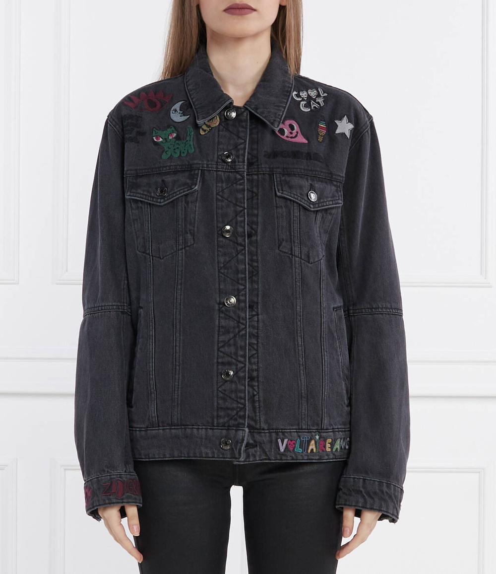 Джинсовая куртка Zadig&amp;Voltaire - серый(WWOW00637)