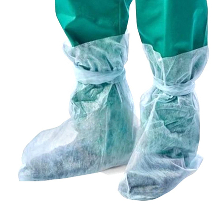 Бахилы хирургические высокие нестерильные плотность 25 на завязках 25 пар