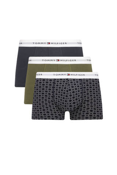 Трусики-боксеры 3шт. Tommy Hilfiger - темно-синий(UM0UM02768)