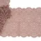 Кружево эластичное кофейно-розовое 21 см