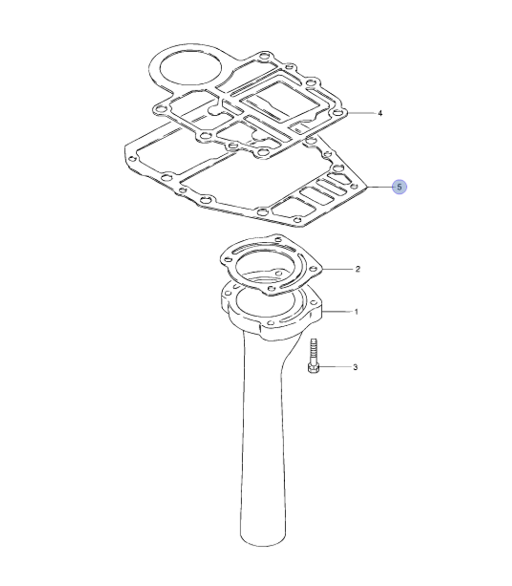 Прокладка дейдвуда Suzuki DT9.9/15лс (52113-93910-000)
