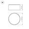 Потолочный светодиодный светильник Arlight SP-Rondo-140B-18W Day White 022237