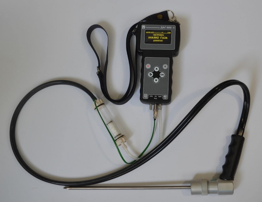 ДАГ-600 газоанализатор дымовых отходящих газов многокомпонентный переносной