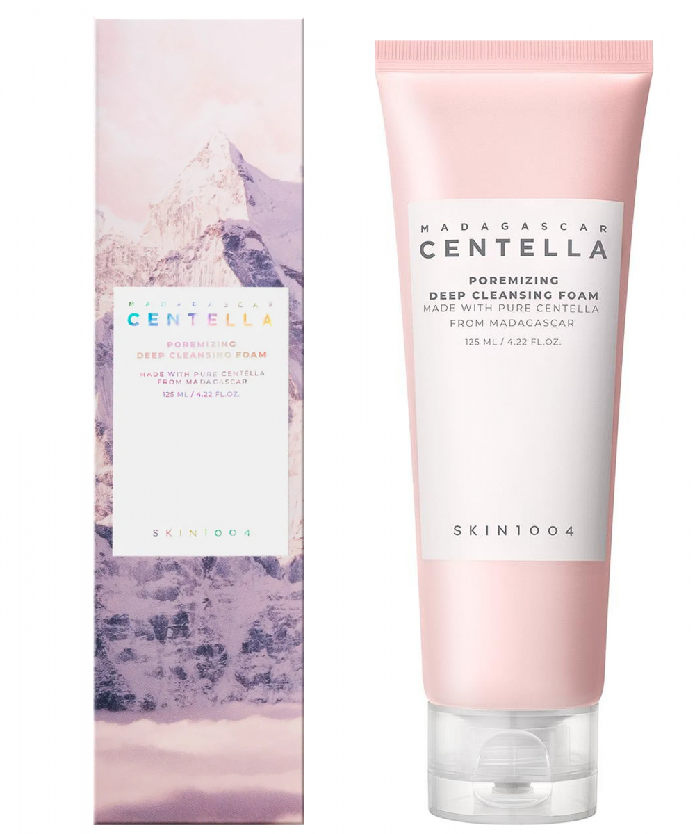 Пенка для умывания с центеллой SKIN1004 Madagascar Centella Poremizing Deep Cleansing Foam 125 мл