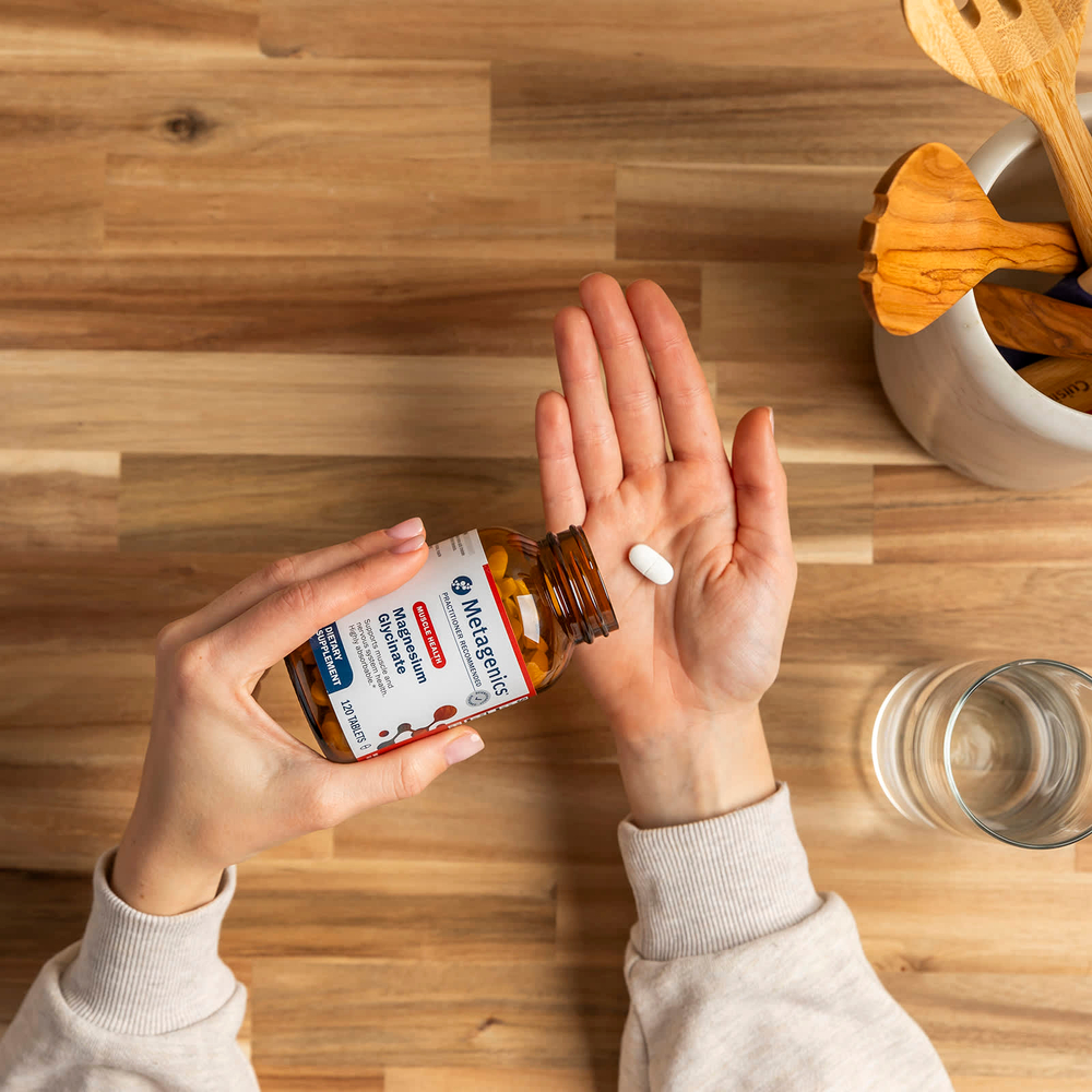 Metagenics, глицинат магния, 100 мг, 240 таблеток