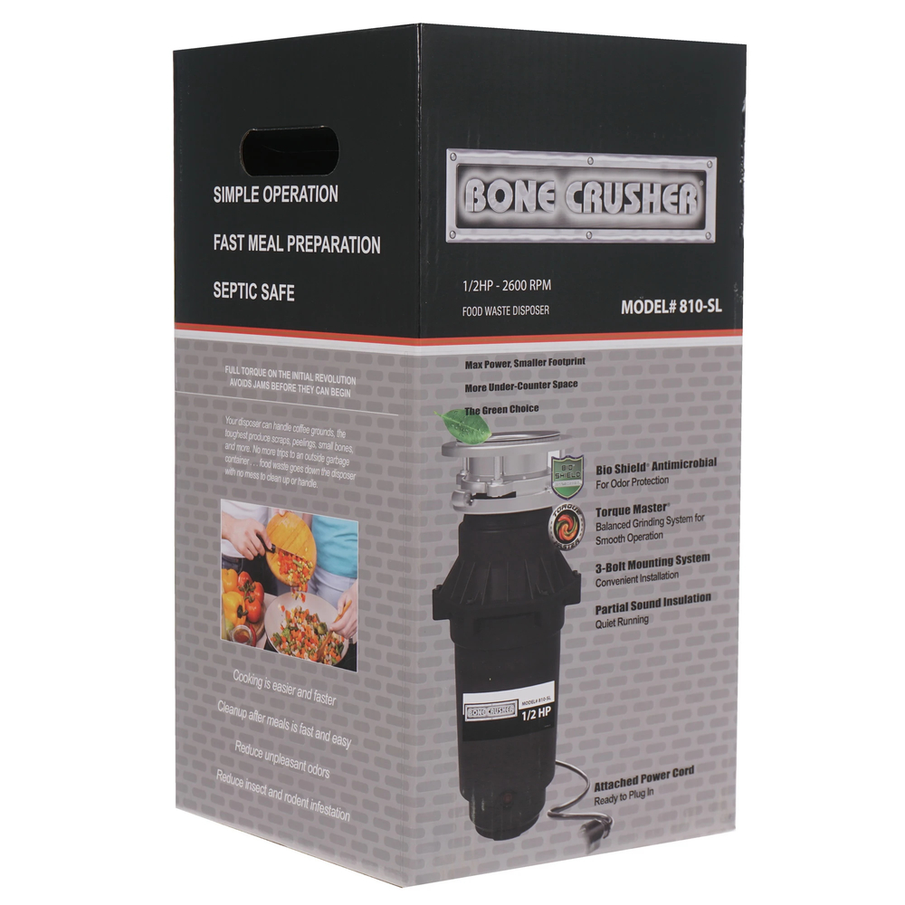 Измельчитель пищевых отходов Bone Crusher BC810 AS-Slim Line