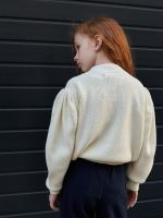 Кардиган для девочки AT1058 молочный