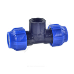 Тройник компрессионный ПЭ Дн 20х1/2"х20 ВР Ру16 VALFEX 1210012001220