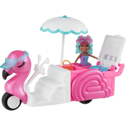Polly Pocket - Тележка для закусок Фламинго Набор с куклой и аксессуарами HWP24 / артикул   HWP24  / GTIN 194735217649