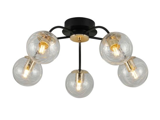 35818/5 BLACK+GOLD (1) Люстра (RL)