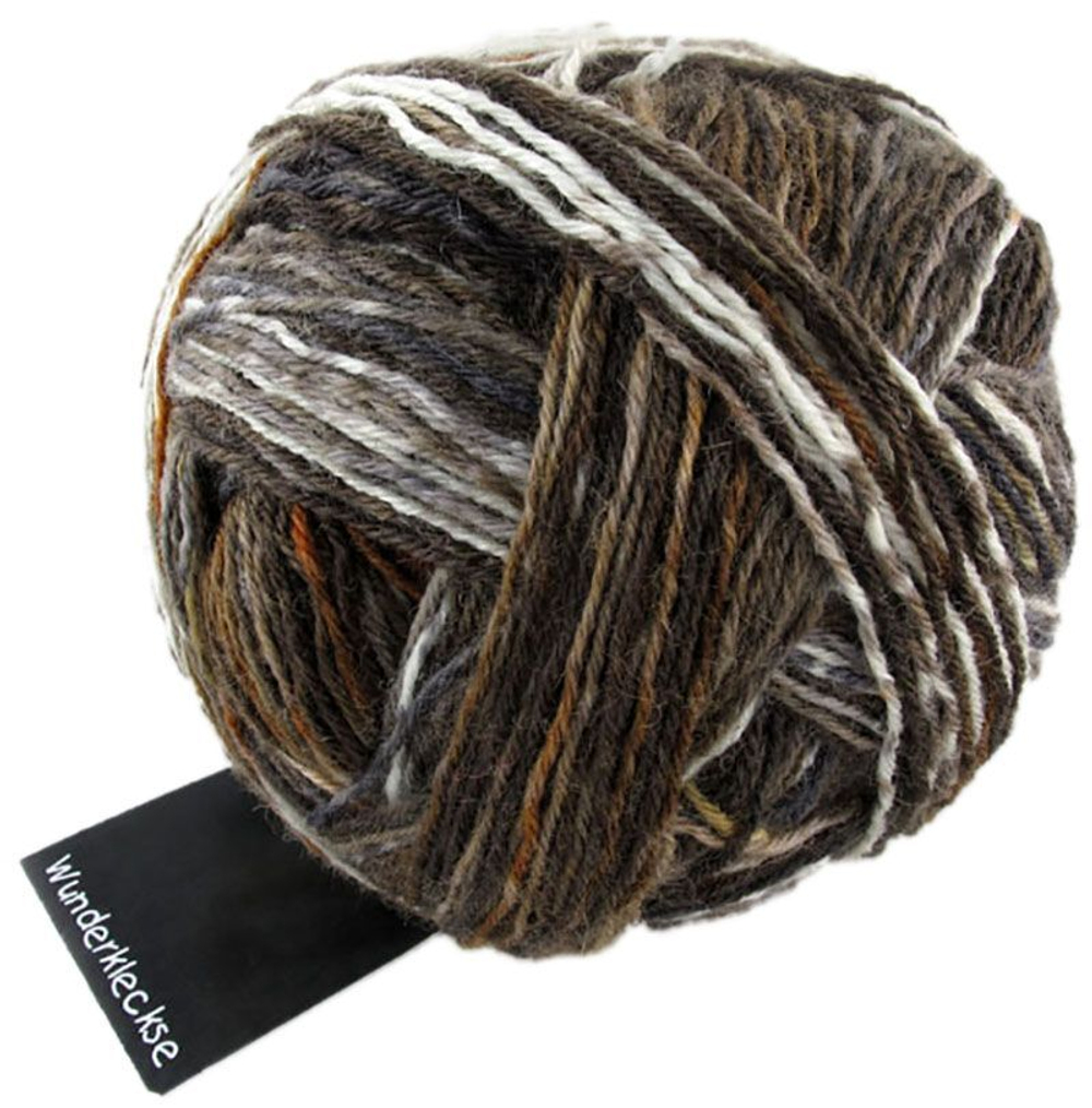 Пряжа Wunderklecks (2151/Молоко, изюм, фундук), 420м/100гр