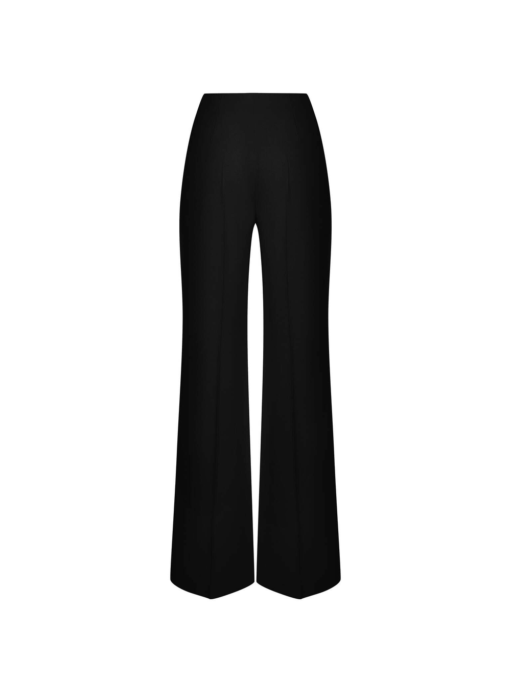 Брюки расклешенные из крепа