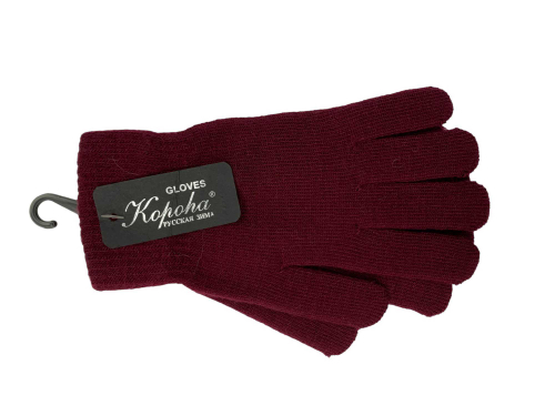 Перчатки. Женские. Материал верха: Текстильные. Подклад: Плюш-флис. 24 шт в упаковке, разные цвета.