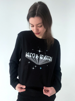 Свитшот: "KIM & BURAN — Logo", черный