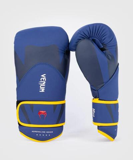 Перчатки боксерские Venum Challenger 4.0 Blue/Yellow