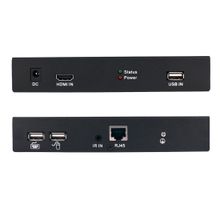 Комплект для передачи HDMI, 2 USB и ИК-управления по Ethernet TLN-HiKM/1+RLN-HiKM/1 (ver.2.1)