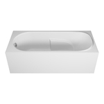 Ванна акриловая Vincea VBT-2A170-LG с ножками 1700*750*480, пристенная, цвет белый