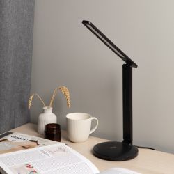 Настольный светильник ЭРА NLED-526-10W-BK светодиодный черный | Светодиодные настольные лампы