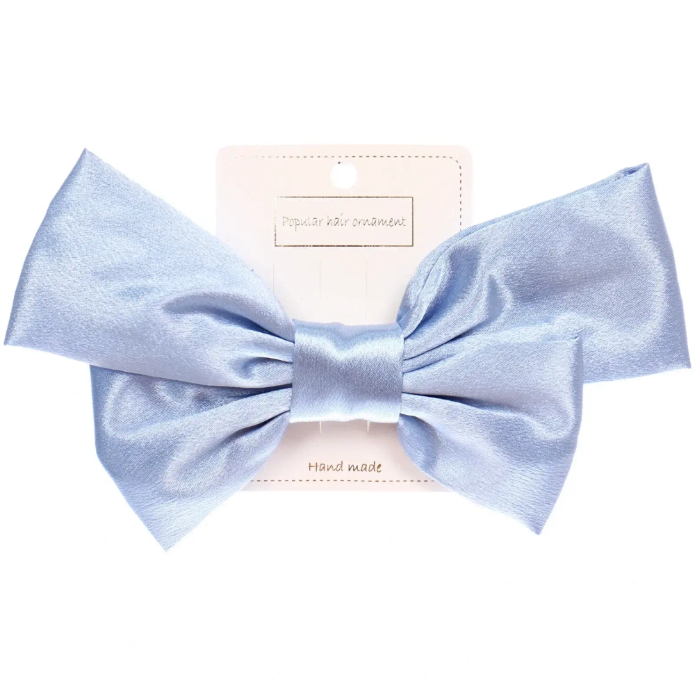 Зажим для волос «ПЕРСЕЯ», цвет голубой, 14*11см (белый блистер)