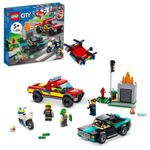 Конструктор LEGO City 60319 Пожарная бригада и полицейская погоня