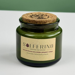 Ароматизированная свеча в стекле с ароматом выпечки