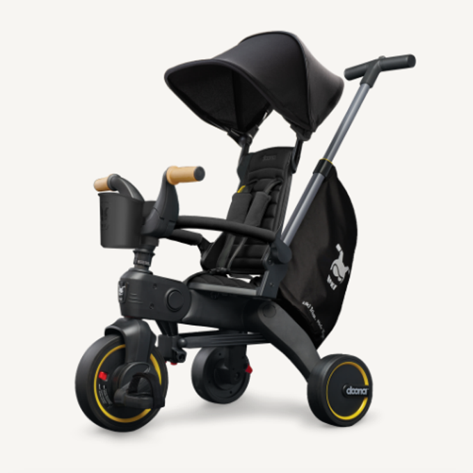 Doona Складной трехколесный велосипед Liki Trike S5, Nitro Black