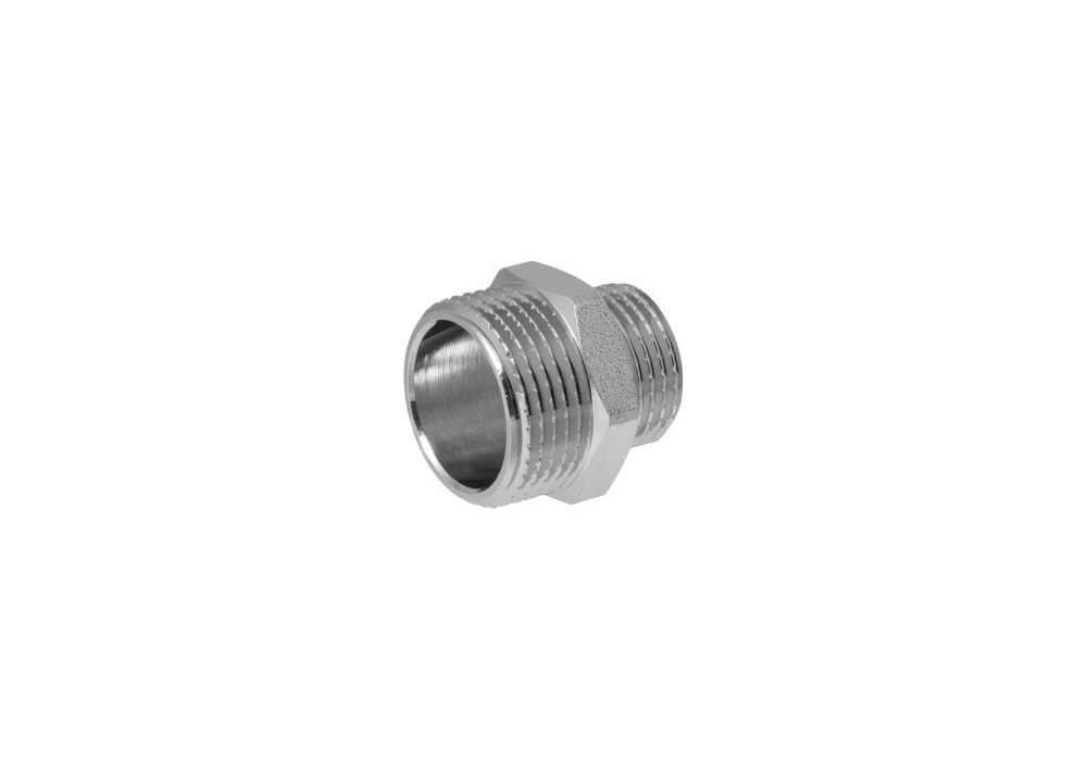Ниппель-переходник (бочонок) 3/4"х1/2" н/н NS,MP-У