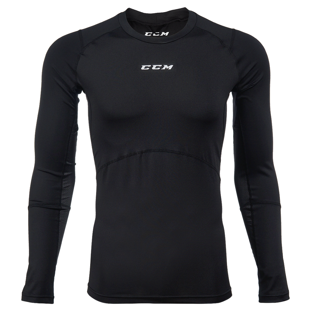 Термобелье футболка Adult Compression LS Top with gel BK