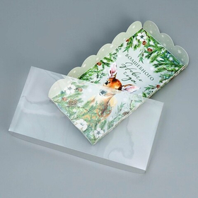 Коробочка для печенья «Волшебного Нового года. Олень», 10.5 х 21 х 3 см