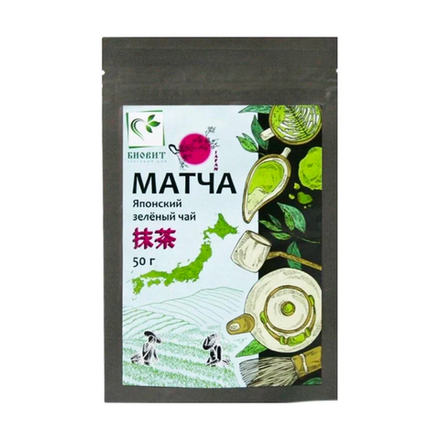 Чай Биовит Матча зеленая, Япония, 50г