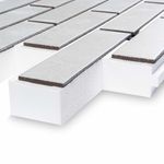 Клинкерная термопанель ППС Керамин Юта 1 Светло-серый 1020х455 мм