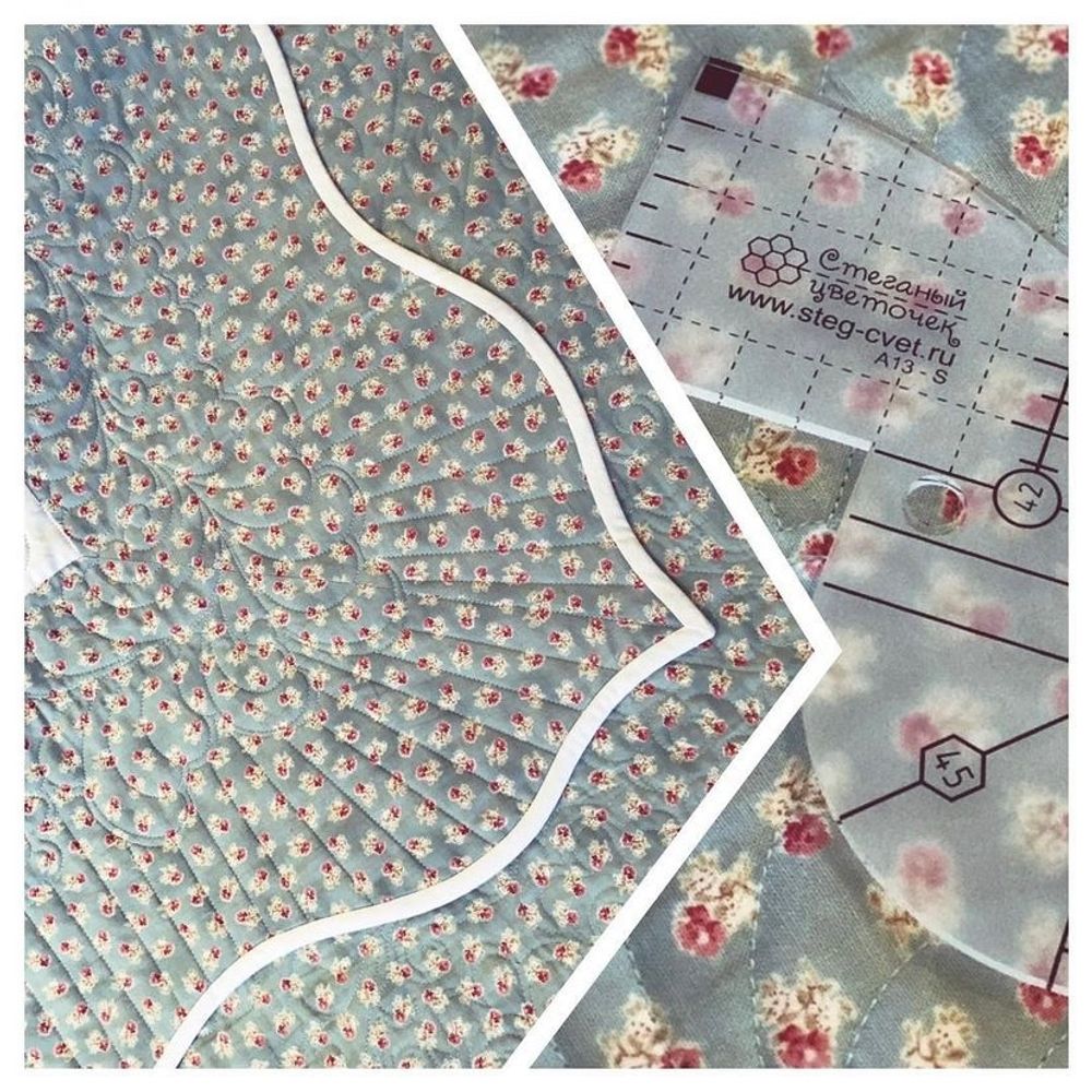 Линейка "Волнистый край" (арт. A13-S)