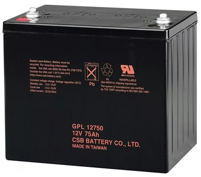 WBR GPL 12750 аккумулятор