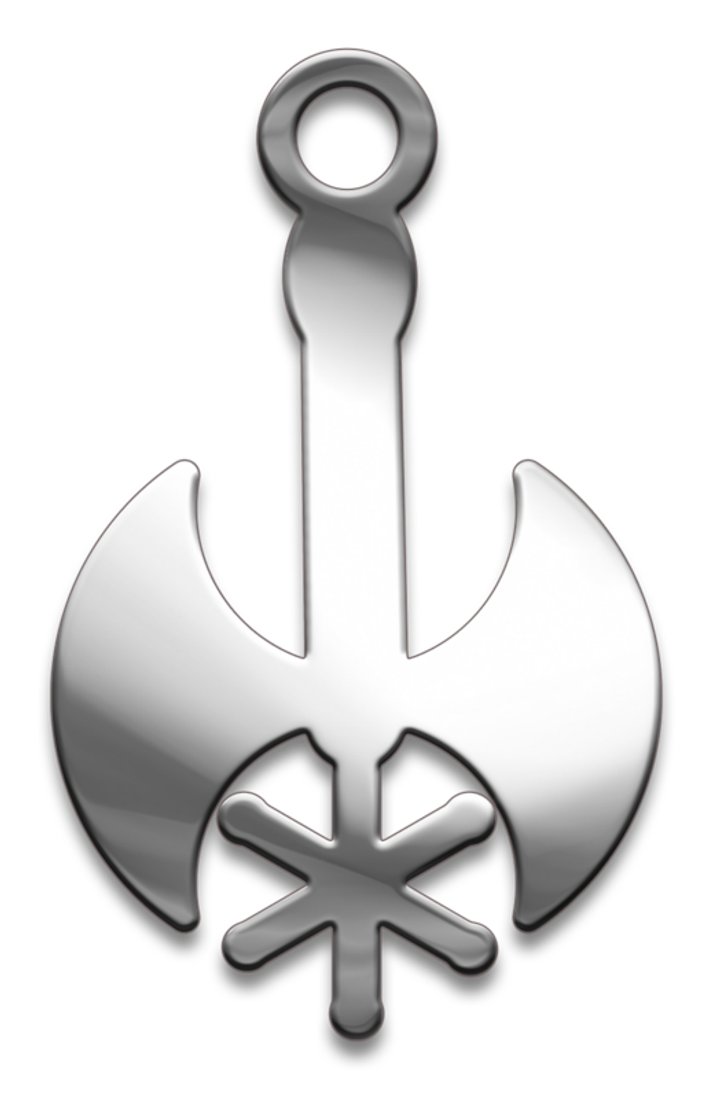 Амулет Славянский № 58 Секира Перуна, медицинская сталь